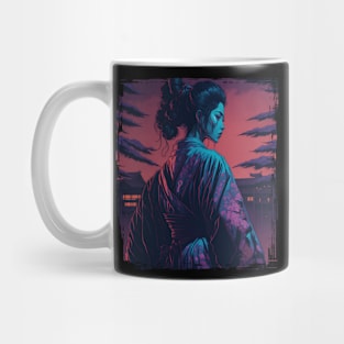 Geisha in the darkness Mug